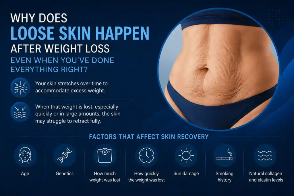 Why Does Loose Skin Happen After Weight Loss Even When You’ve Done Everything Right Broxburn?