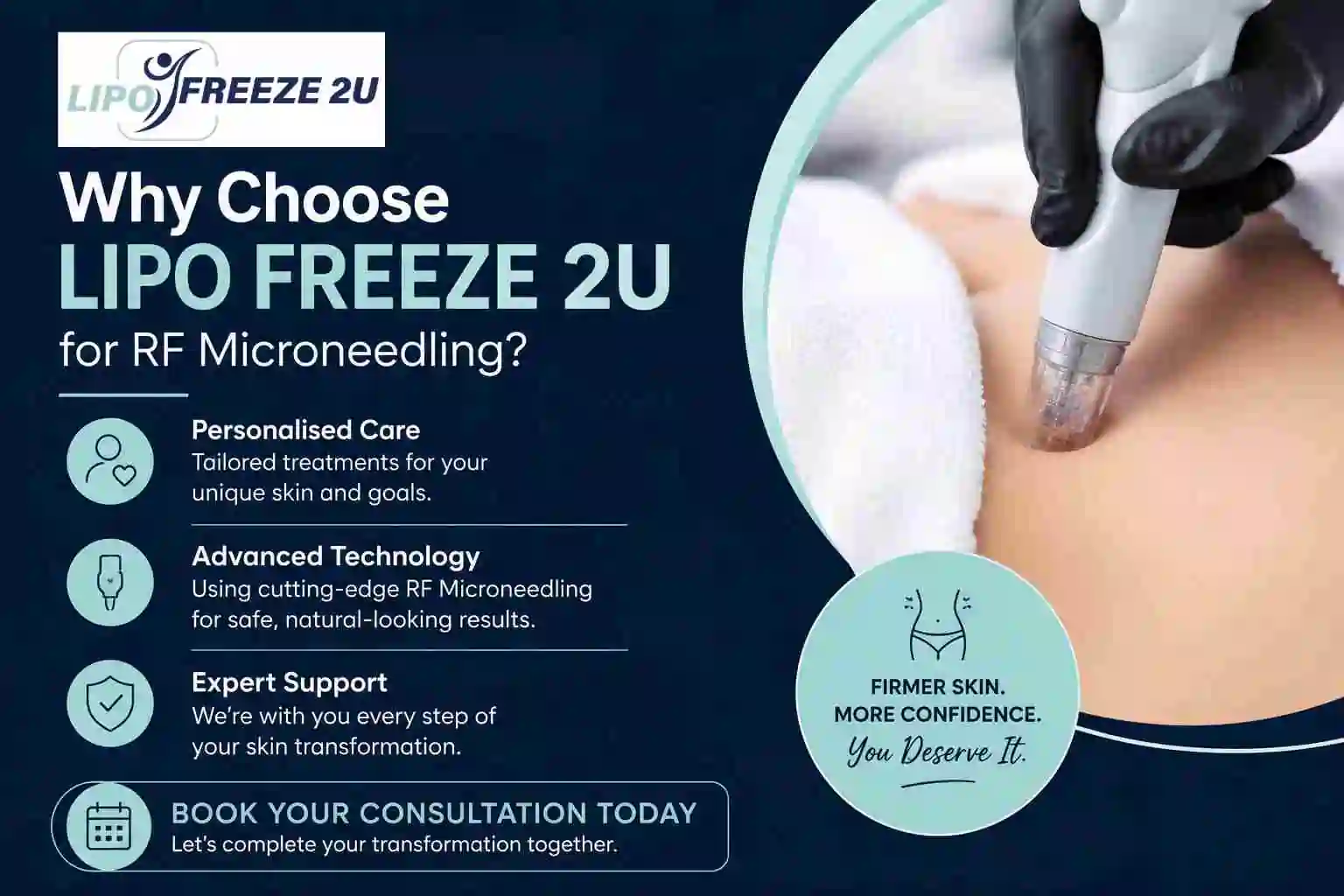 Why Choose LIPO FREEZE 2U for RF Microneedling Broxburn?